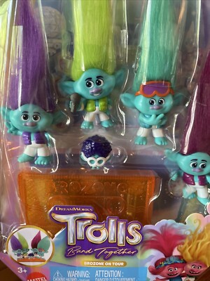 Mattel ​DreamWorks Trolls Band Together BroZone On Tour Set with 5