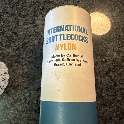 Vintage Carlton ENGLISH England International Shuttlecocks -  6 pcs - In Sleeve - Afbeelding 2 van 6