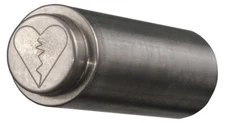 1911 End Cap Government 5" Thick Flange Broken Heart Logo, Stainless - Bar Stock