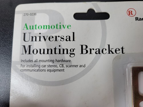 NOS Radio Shack Tandy Universal Automotive Mounting Bracket 270-023b - Picture 4 of 4
