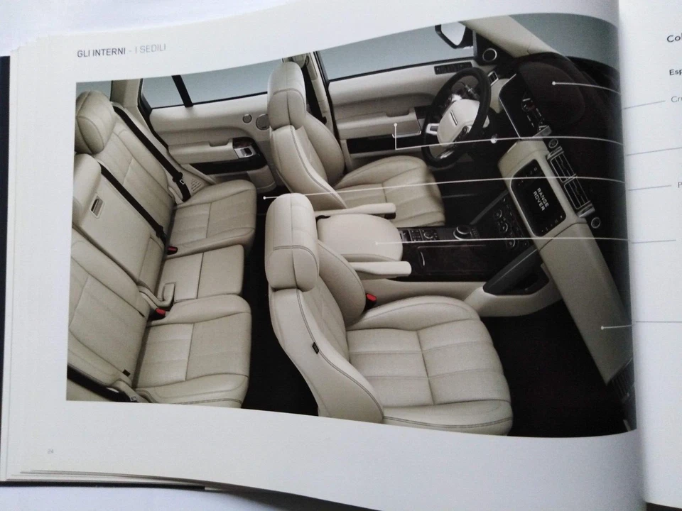 RANGE ROVER BROCHURE DI VENDITA ORIGINALE ITALIANO 2012 (530 B ) - Immagine 4 di 4