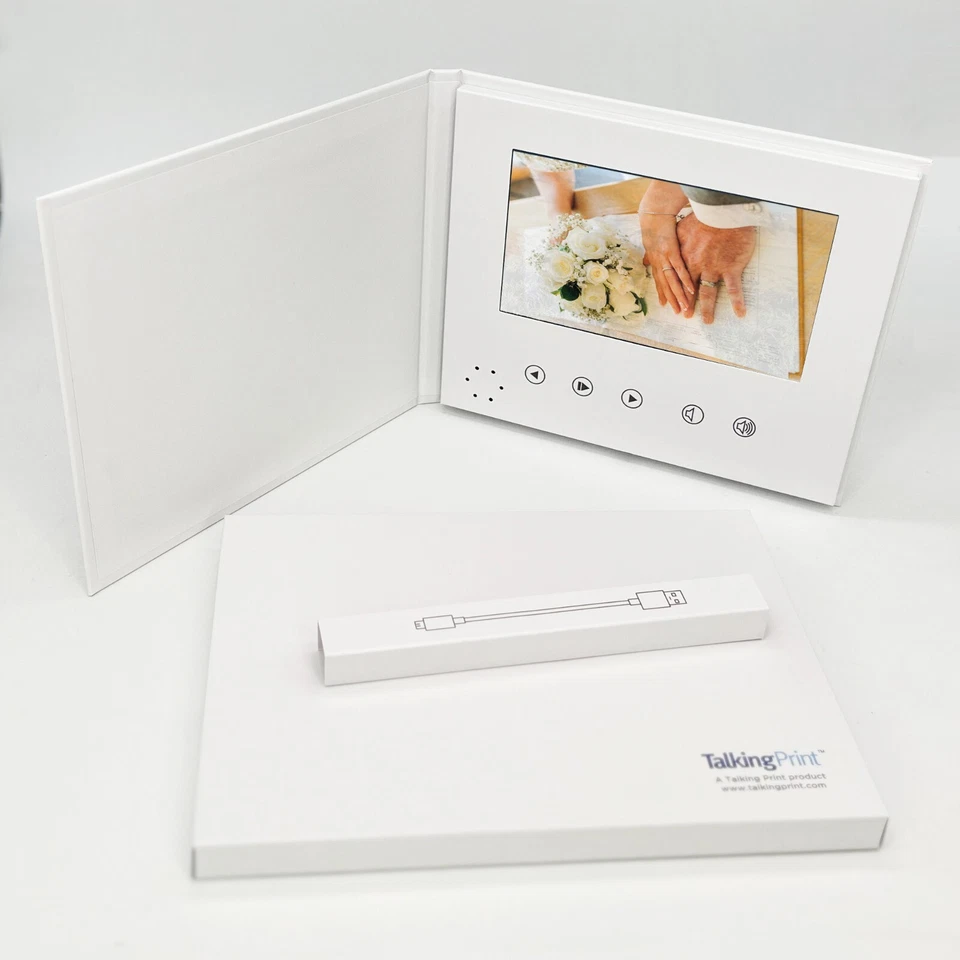 7 inch Video Wedding Day Book, Customizable Video Card with 7”IPS, 4gb memory - Image 3 of 4