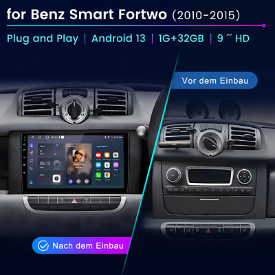 Autoradio Android 13 Per Smart Fortwo 451 - 9 Pollici Con Carplay Wireless - Foto 9