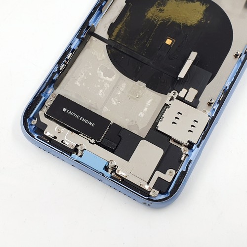 Original OEM Blue Housing Frame Back Cover with Small Parts for Apple iPhone XR - 第 4/8 張圖片