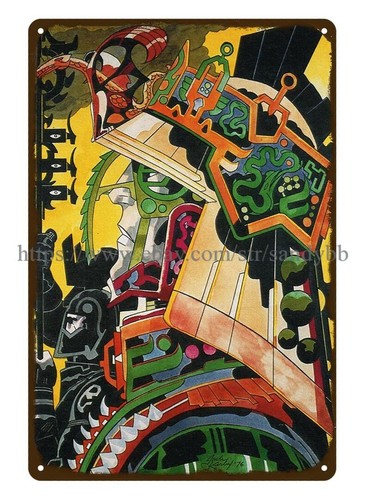 home kitchen restaurant pub living room comic art metal tin sign - Picture 2 of 4