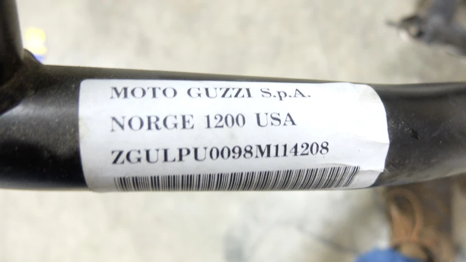 08 Moto Guzzi Norge 1200 frame chassis Foto 4 de 4