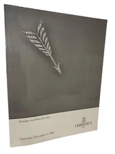Christies East Antique and Fine Jewelry Auction Catalog December 1, 1988