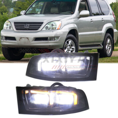 LED DRL Daytime Running Light for Lexus GX 470 J120 03-09 Fog Turn Driving Lamp