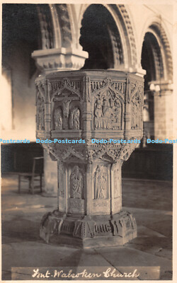 R368618 Walsoken Kirche Amy E robuste alte Fotografie Postkarte