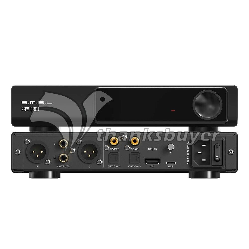 SMSL RAW-DAC1 HiFi Lossless Digital Audio Decoder AK4191+AK4499EX Bluetooth5.1 #