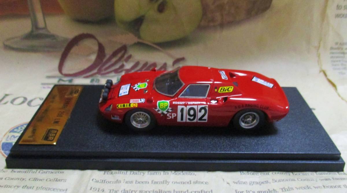 BBR 1 43 1954 Ferrari 250 LM 192 1956 Tour de France BBR 1 43 1954 Ferrari 250 LM 192 1956 Tour de France