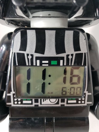 LEGO Star Wars DARTH VADER 9 Minifigure Alarm Clock DISNEY Lucasfilm Rare Empire - 第 3/9 張圖片