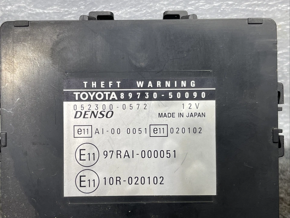 LS430 89730-50090 2001-2003 LEXUS LS430 THEFT WARNING COMPUTER - Image 2 of 4