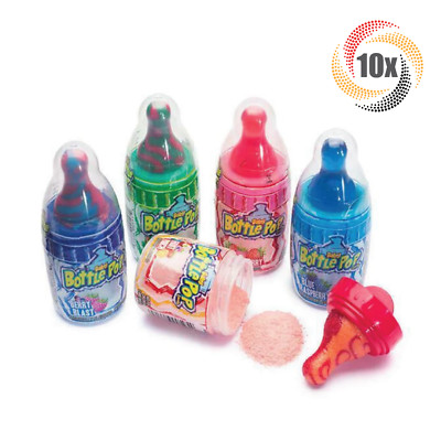 10x Bottles Baby Bottle Pop Lollipop Candy Assorted Flavors 1.1oz Free Shipping!