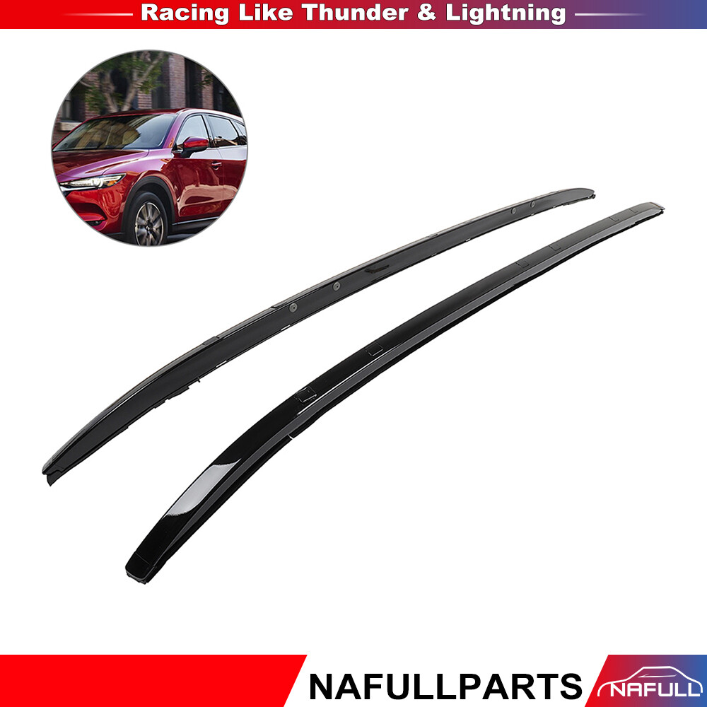 2017-2019 Mazda CX-5 Roof Side Rail For Aluminum Black Roof Rack