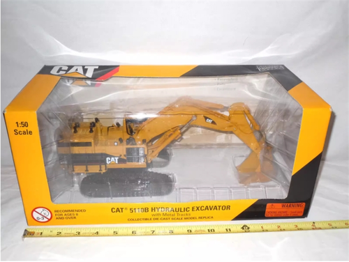 Maßstab 1:50 Caterpillar 5110B 55098 Metall Druckguss Kettenbagger Auto Modell Spielzeug - Bild 6 von 12