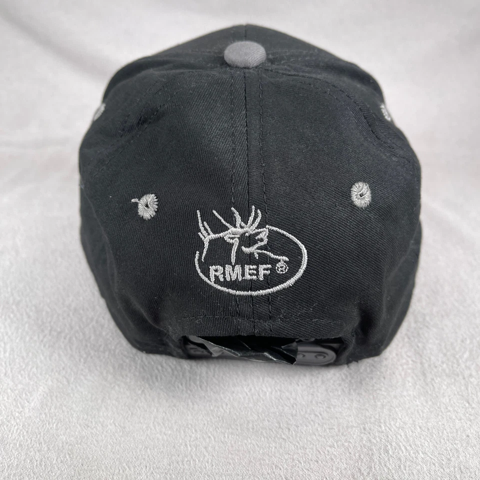 RMEF Rocky Mountain лось шляпа мужской один размер черный бейсболки кепка с вышивкой OC крышка - Изображение 3 из 4