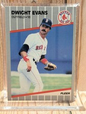 Dwight Evans 1989 Fleer #87 Boston Red Sox