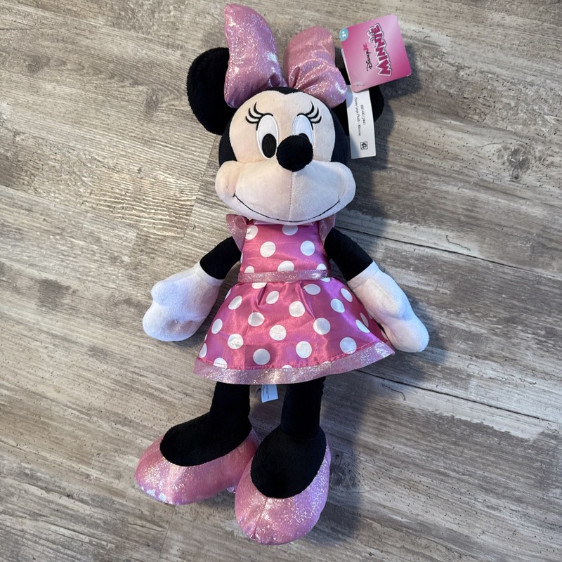 Disney Minnie Mouse 17-Inch Large Plush Stuffed Animal NWT