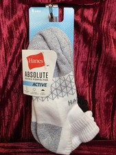 Hanes ABSOLUTE Socks Women's Shoe Size 5-9 Multi 4 Pairs Active Cushioned NEW