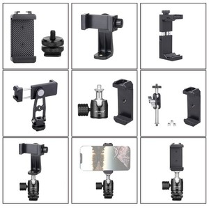 Smartphone Holder Tripod Stand Holder CellPhone Clamp Clip Mount Adapter support