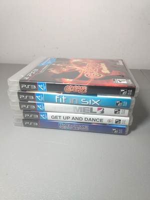 #ad Sony PS3 PlayStation 3 Move Game Lot of 5 Grease Mel B Fit in Six Karaoke Dance $24.99