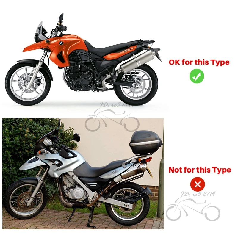 F800R 2008-2019 para BMW F800GS F700GS tubo de escape enlace medio puntas silenciadoras deslizables Foto 2 de 4