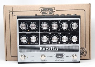 Tone King Royalist Tri-Tube Preamp Pedal, MINT Condition with Box & Power Supply