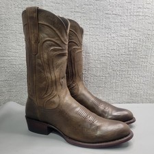 Tecovas The Cartwright Men's Size Us 10.5d Cafe Goat Leather Cowboy Boots