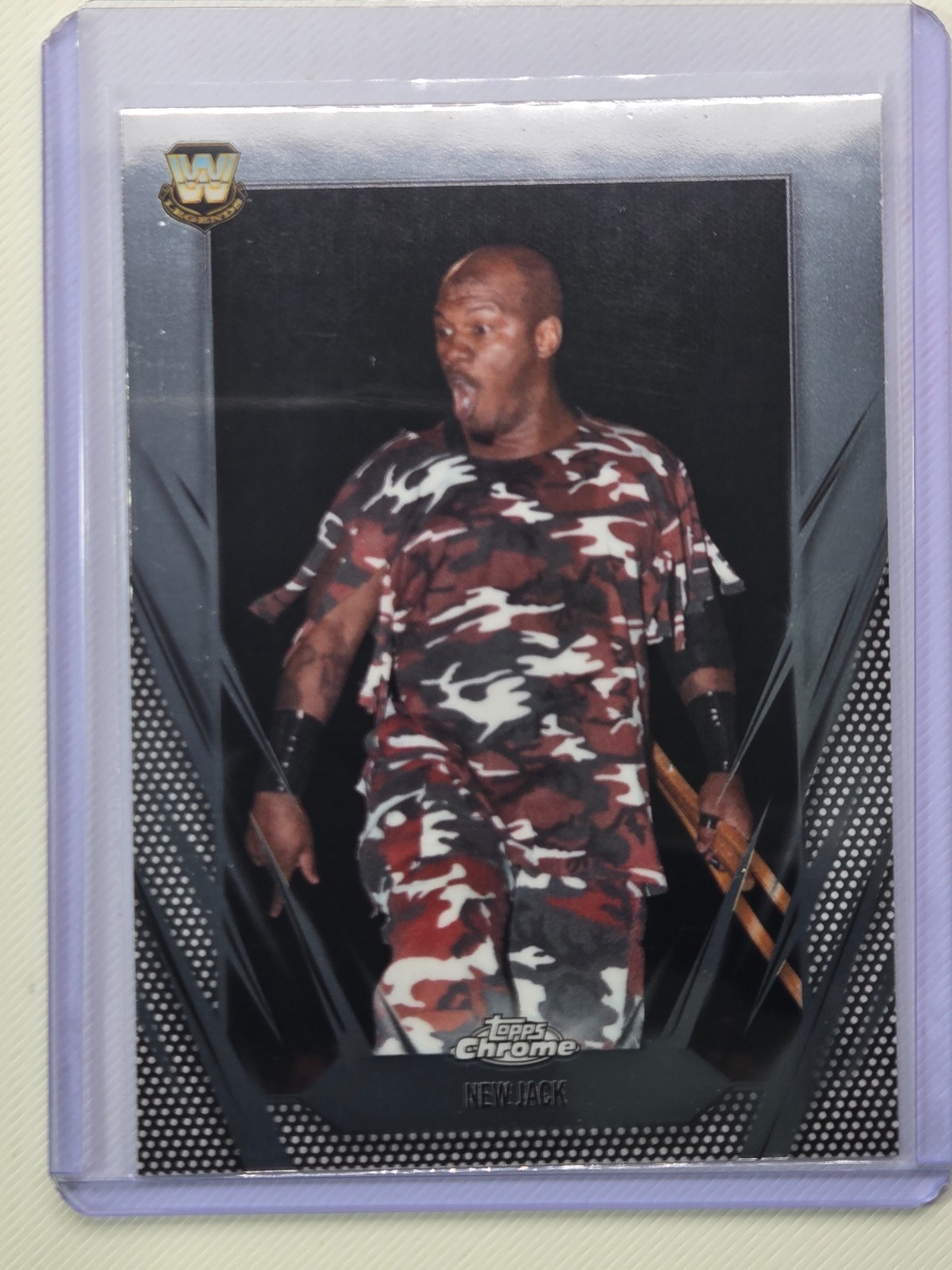New Jack 2026 Topps Chrome WWE #110 Base Trading Card