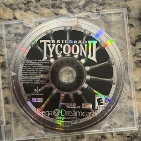 Railroad Tycoon II:Gold Edition (Sega Dreamcast,2000)disc only -tested & working
