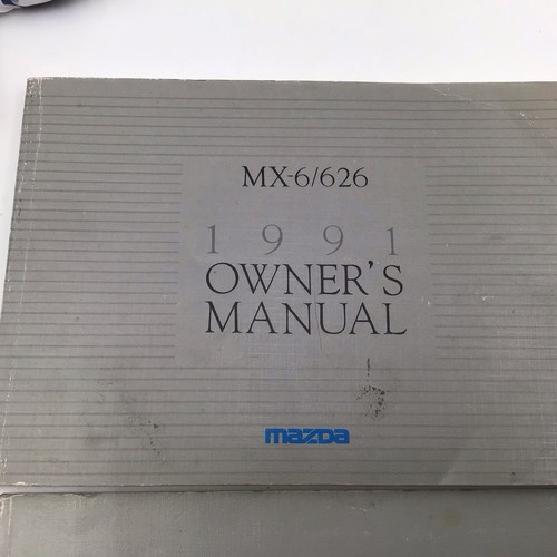 1991 Mazda 626 Owners Manual With Case MX-6/626 - Picture 7 of 13