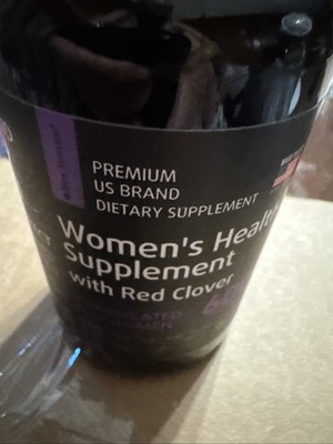 Womens Health Supplement w Red Clover 60 Capsules EXP 2/26 PREMIUM US BRAND.