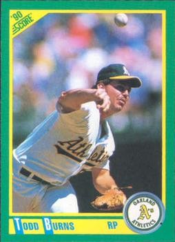 1990 Score #64 Todd Burns