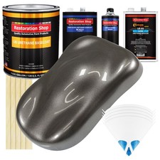 Tunnel Ram Gray Metallic Slow Gallon Auto Paint Kit Urethane Basecoat Clearcoat