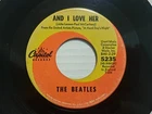 The Beatles - AND I LOVE HER / IF I FELL - Capitol 5235 Mono 7" 45 RPM 1964 G+