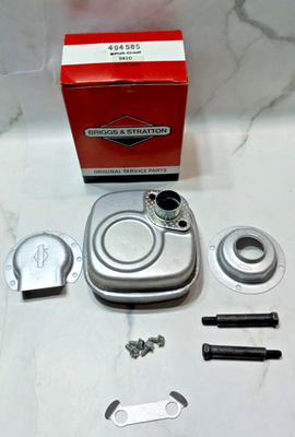 #ad #ad Briggs amp; Stratton 494585 Muffler Kit Exhaust Assembly w Bolts amp; Covers OEM $15.99