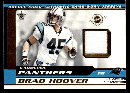 2001 Pacific Vanguard #9 Brad Hoover Moe Williams Dual Game Used Jerseys