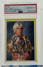 Ric Flair Signed Trading Card “Nature Boy” PSA/DNA AUTO GEM MINT 10