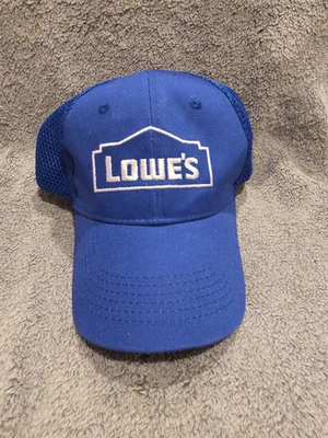 #ad #ad Lowe#x27;s Store Employee Hat Blue Trucker Adjustable Mesh One Size $10.00