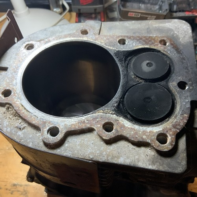 #ad Tecumseh block HM80 155276j ser 4300d point style ignition Snow Engine $35.00