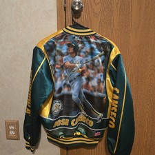 Jose Canseco vintage adult medium Starline jacket & 4 more Oakland jackets