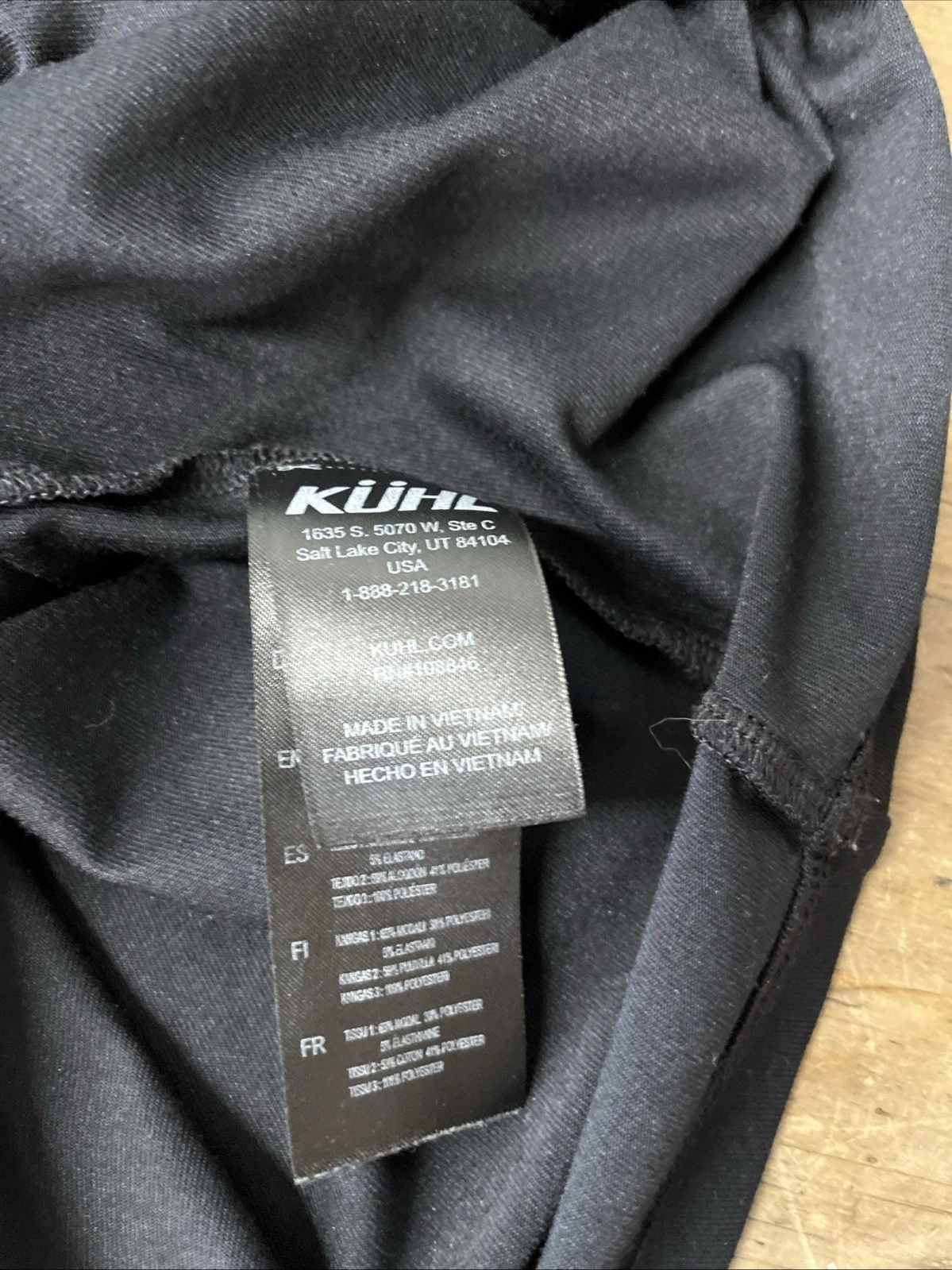 VETEMENTS Abito donna Kuhl jersey pizzo manica lunga escursionismo activewear taglia small