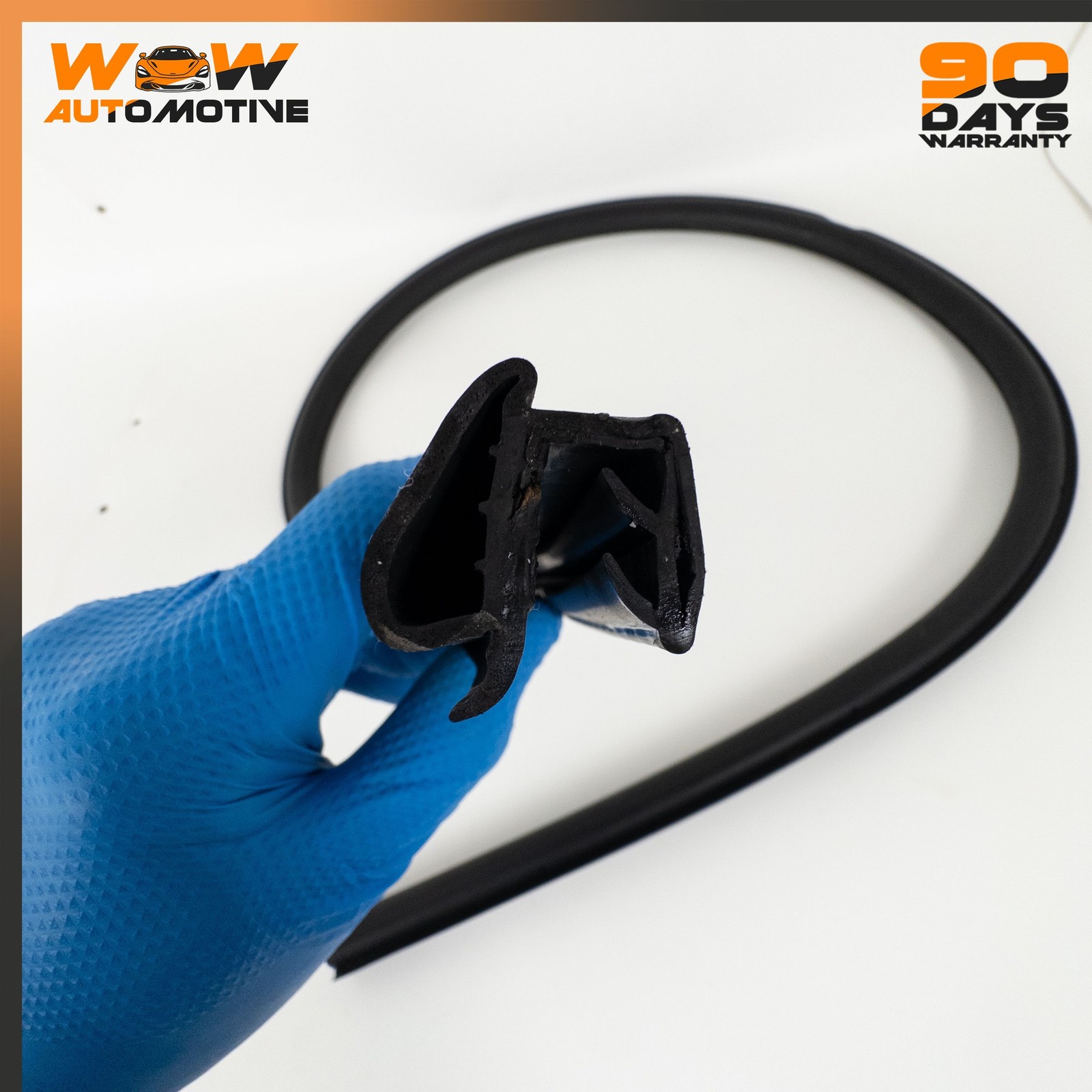 07-11 BENTLEY CONTINENTAL GTC FRONT RIGHT DOOR SEAL WEATHER STRIP RUBBER OEM