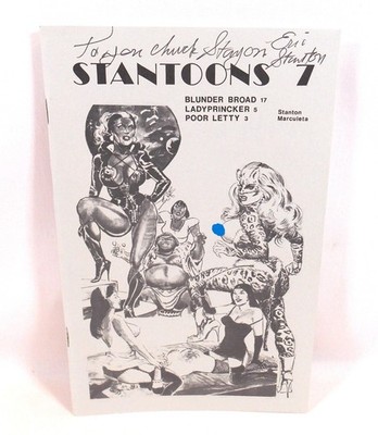 STANTOONS 7 Eric Stanton Signed Original Self-Published 'Zine Illustrations 1984