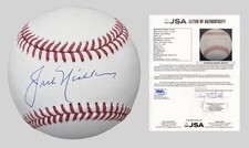 JACK NICKLAUS SIGNED OFFICIAL MAJOR LEAGUE BASEBALL THE GOLDEN BEAR w/JSA COA 