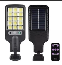 2-Pack 1500W Solar Street Lights | Motion Sensor, Waterproof, Dusk-to-Dawn