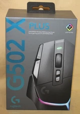 Logitech G502 X PLUS Lightspeed Wireless RGB Gaming Mouse - Black - SEALED