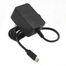 Raspberry Pi 4 Compatible USB-C Power Supply, 5.1V 3.0A, Black, UL Listed