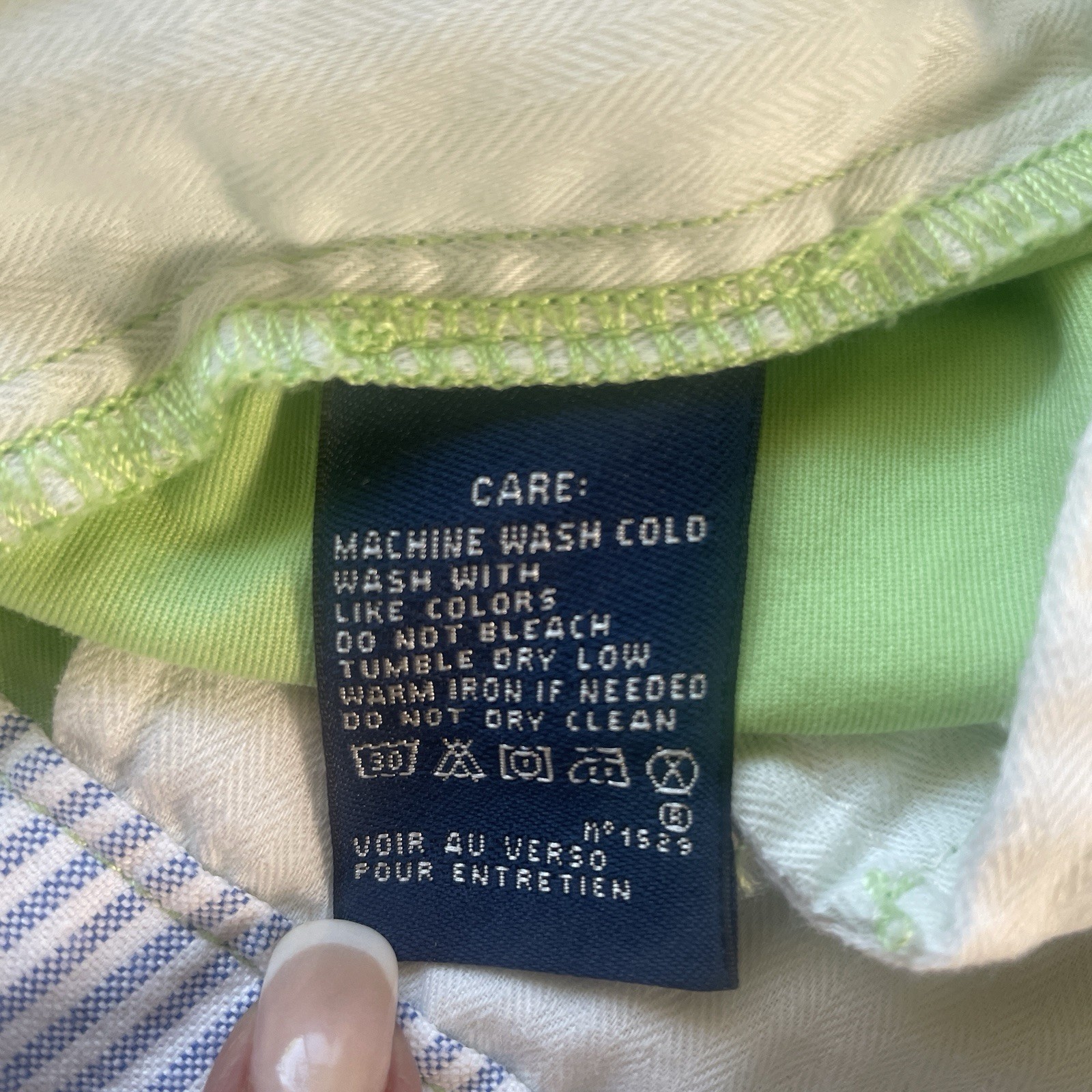 Pantaloni da donna Ralph Lauren Sport 12 verde lime golf preppy chino spiaggia logo pony